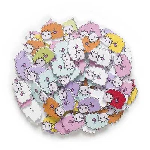Wooden Buttons Animal Theme for Sewing Scrapbooking Crafts Handmade Decor 30pcs - Picture 1 of 14