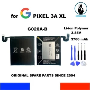 GENUINE ORIGINAL BATTERY GOOGLE PIXEL 3A XL 3700mAh G020A G020B G020C G020D OEM - Photo 1 sur 10