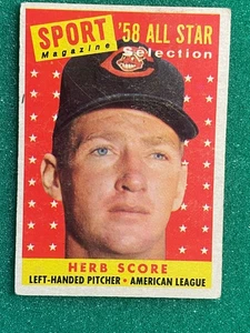 1958 Topps - Sport Magazine '58 All Star Selection Herb Score #495 - Bild 1 von 2