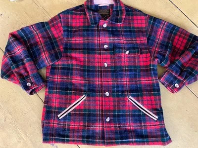 Vintage Eddie Bauer Wool Mackinaw Plaid Cruiser Jacket Tartan Coat Hunting EUC M - Image 1 of 4