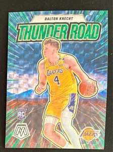 2024-25 Panini Mosaic Thunder Road Dalton Knecht Rookie Green Mosaic Prizm - Picture 1 of 2