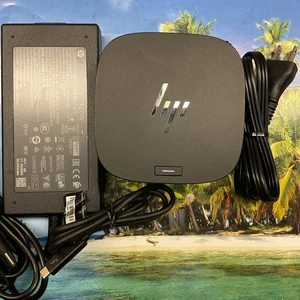 HP Thunderbolt Dock 120W G4 Docking Station HSN-IX03 w/ 120W AC POWER ADAPTER - Picture 1 of 9