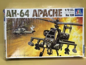 HUGHES AH-64A APACHE - ITALERI 1:72 SCALE MODEL KIT - OPEN BOX - Picture 1 of 9
