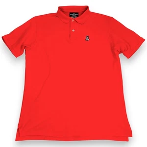 Polo uomo Psycho Bunny 7 XL arancione 100% cotone Pima - Foto 1 di 10