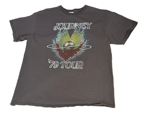 Camiseta Journey '79 Tour Adulto Talla Grande Gris Con Gráficos Delta Pro Peso - Imagen 1 de 5