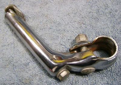 near Sparkly, Schwinn Wald Style Stem, .870" Quill Dia., 25.4mm Handlebar Clamp - Image 1 of 4