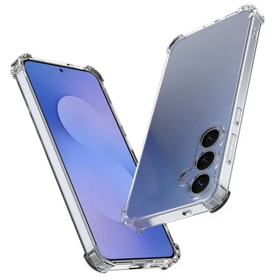 For Samsung Galaxy S25 FE Case Softshell Fits Transparent Protective Case New  - Image 1 of 4