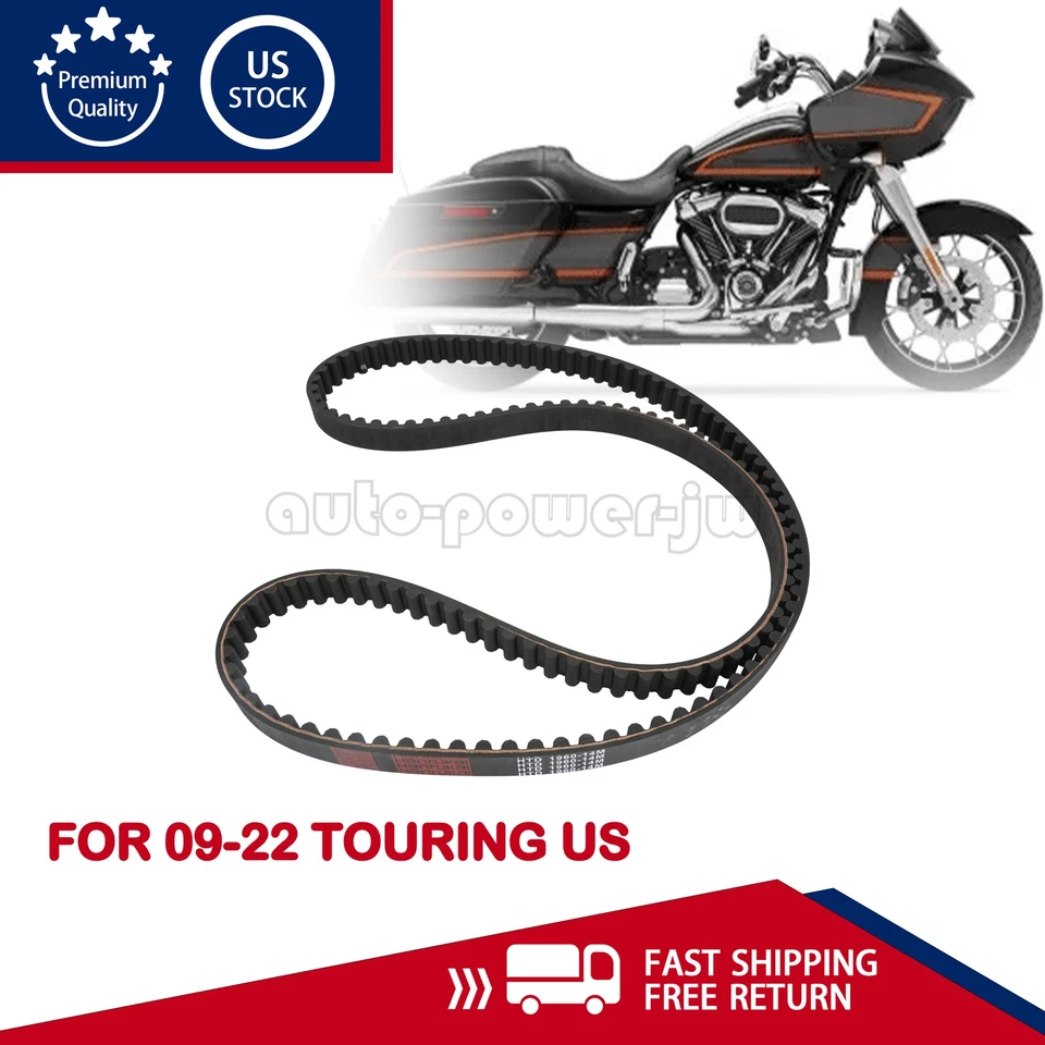 NUEVO 1204-0113 Correa de transmisión trasera 24 mm 140 dientes Correa para 09-22 Touring EE. UU. Foto 1 de 4