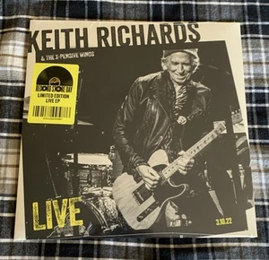 KEITH RICHARDS & X-PENSIVE WINOS Live 2022 RSD 2025 12” EP Vinyl Rolling Stones - Picture 1 of 2