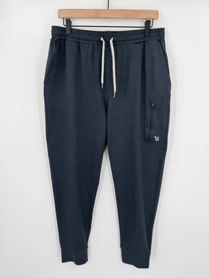 Pantalones de chándal Vuori Sunday Performance para hombre grandes azul marino informales elásticos V416 Foto 1 de 4