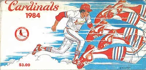 1984 baseball media guide St. Louis Cardinals, Ozzie Smith, Willie McGee GOOD - Picture 1 of 1
