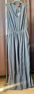 Universal Thread Women's Sleeveless Jumpsuit Casual Relaxed Wide Leg-Black-XL - Picture 1 of 6