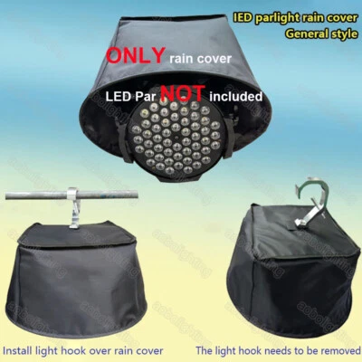 LED Par Light Rain Cover DJ Theatre Outdoor Waterproof Covers Stage Lights Cover - Image 1 of 3