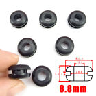 8.8mm Silicone Rubber Grommets Open Grommet Cabinet Cable Wiring Protect Bushes