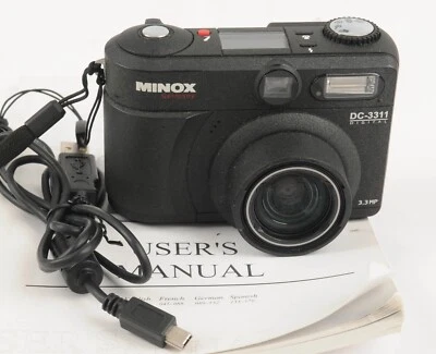 Minox DC-3311 3.3  MP 3x Optical Zoom Digital Camera  (1476G) - Image 1 of 4