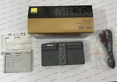 Cargador de Batería Nikon Original MH-26a MH26a (NUEVO) de Japón Foto 1 de 4