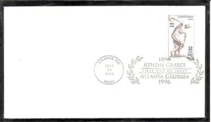 US SC # 3087 Centennial Olympic Games FDC. Ready For Cachet - Picture 1 of 1
