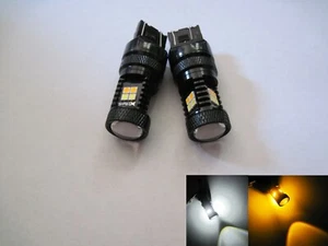8W 7443 high power COB LEDS Dual Colors Switchback non Polarity + Resistors - Picture 1 of 8