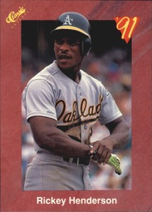 1991 Classic II #T75 Rickey Henderson - NM-MT