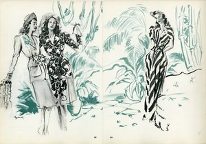 "ROBERT PIGUET" Double annonce originale entoilée PLAIRE 1945  BRENOT  47x35cm - Picture 1 of 1