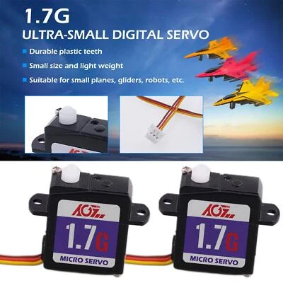 Ultra Nano Sub Micro Servo 1.7g Für RC Segelflugzeug Auto Flugzeug Drohne Boot❀ - Bild 1 von 4