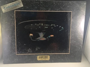 Star Trek 1994 SEALED CHROM ART Print Next Generation Enterprise Limited No. 360 - Picture 1 of 6