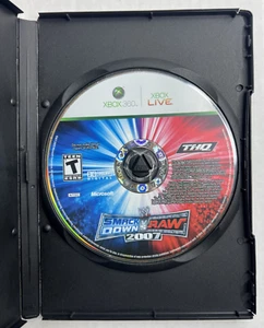WWE SmackDown vs. Raw 2007 (Microsoft Xbox 360, 2005) nur Spiel Disc getestet - Bild 1 von 4