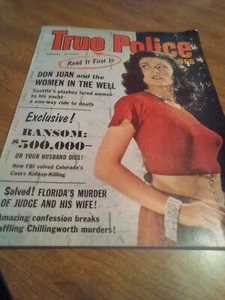 Vintage TRUE POLICE CASES Magazine Good Condition 1961 - Picture 1 of 1