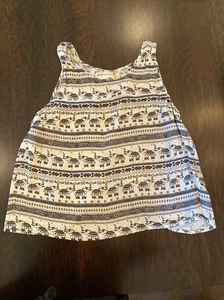 girls black and white tank top by HM love Coachella collection size 12 - Picture 1 of 7