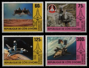 Costa de Marfil 1981 - Mi-Nr.o 680-683 ** - Estampillada sin montar o nunca montada - Espacio / Espacio - Imagen 1 de 1