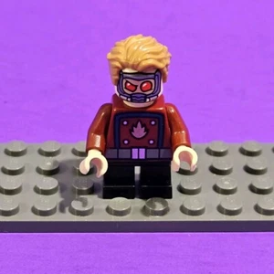 LEGO Star Lord Minifigure Short Legs Marvel Comics Guardians Of The Galaxy MCU - Picture 1 of 4