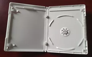Neu 10er-Pack WEISS 12,5 mm VIVA ELITE Blu-ray Hülle Single 1 Disc Aufbewahrung Halter - Bild 1 von 2