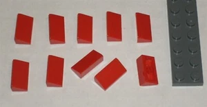 LEGO NUEVO 1x2x0.67 Rojo Pendiente 31° (10x) 4651524 Ladrillo 85984 - Imagen 1 de 1