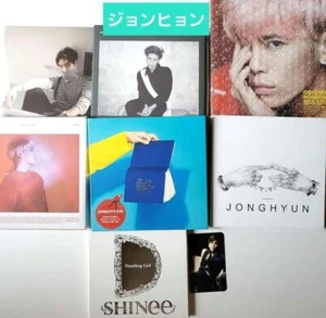 Jonghyun( SHINee) CD&photocard 7items Set K-pop items Used - Picture 1 of 3