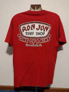 Vintage Ron Jon Surf Shop Size XL T-Shirt One of a Kind Florida Surfing Red Tee - Picture 1 of 3
