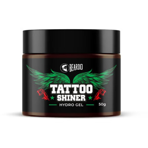 Beardo Tattoo Shiner Hydro Gel Instant shine & brightness Heals tattooed 50g FS