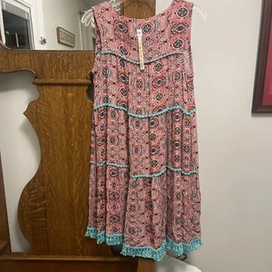 Uncle Frank shift dress with fringe, EUC size S - Picture 1 of 7