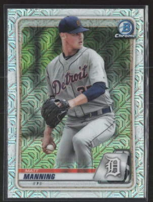 2020 Bowman Chrome Matt Manning Prospects Mojo Refractor #BCP-229 - Image 1 of 2