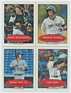 2020 Topps Heritage Minors League 1971 BAZOOKA NUMBERED TEST SET - PICK FROM LOT