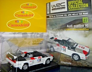 Audi Quattro A1 Rallye Sanremo 1981 Mouton Pons WRC COLLECTION 1:24 Rally - Foto 1 di 4