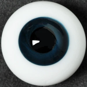 Buoni occhi BJD vetro blu scuro 28 mm flatback per bambola BJD Reborn Specail - Foto 1 di 3