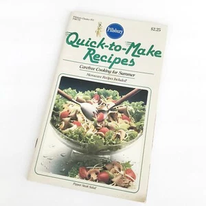 Pillsbury Classics No 53 Quick-To-Make Recipes Carefree Cooking Summer Microwave - Picture 1 of 6