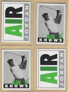 (2) Michael Jordan Broder 1990 Air Knows Rookie Golf 2 NNO OddBall - Bild 1 von 1