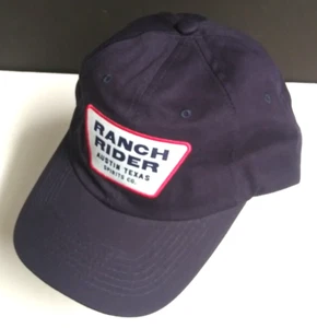 Ranch Rider Spirits Co Austin Texas Promo Navy Cap Mütze mit Trucker Patch Logo NEU - Bild 1 von 5