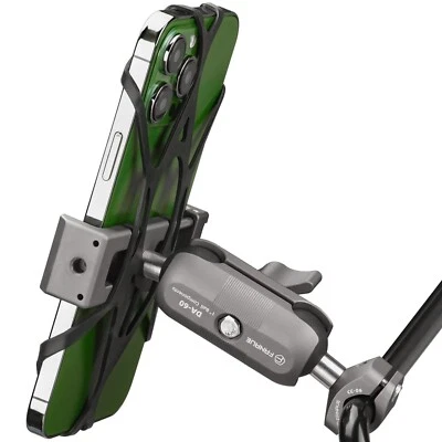 FANAUE Motorcycle Phone Mount Rearview Mirror Clip U-Bolt Base 360° Adjustable - Image 1 of 4