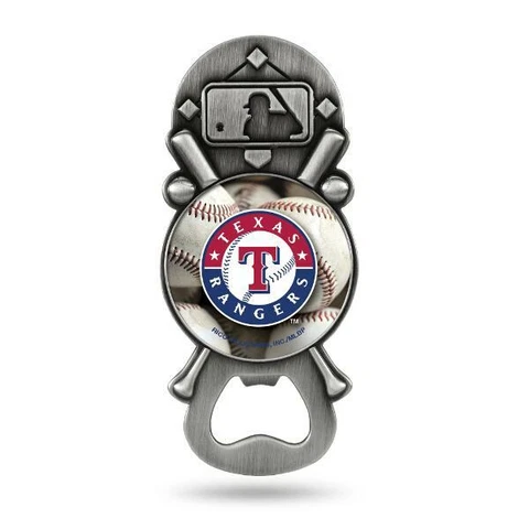 Texas Rangers MLB Sparo Party Starter Magnetic Metal Bottle Opener-Free Shipping Cover