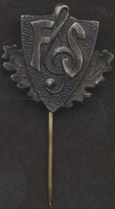 altes Abzeichen Notenschlüssel Musik  FS  - Picture 1 of 2