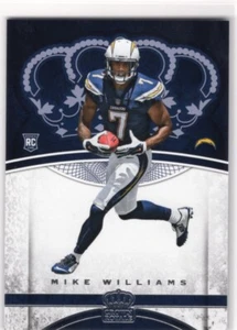 Tarjeta de novato 2017 Panini Crown Royale Mike Williams - Imagen 1 de 1
