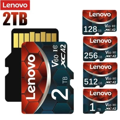 Lenovo Memory Card 1TB 2TB High Speed Micro TF SD Card 512GB SD Card V60 U3 TF - Image 1 of 4