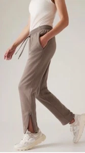 Athleta Cozy Karma Zip Pant XL Warm Soft Pants Pyrite #793852 - Picture 1 of 6